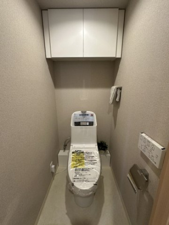 我孫子市布佐平和台駅前マンションウィングＤ棟のトイレ|施工例です