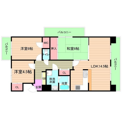 パークモダン関目(旧:パードレ関目)の間取り