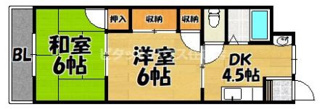 【間取り】 | 河正コーポ北棟