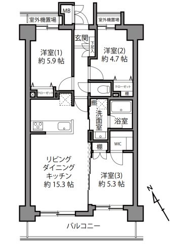 【間取り】 | □■アスティオス鎌倉岩瀬■□