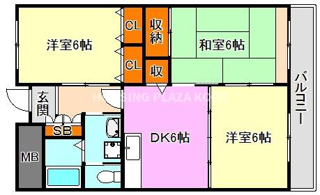 リバーヒルズの間取り