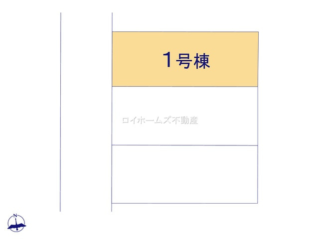 【区画図】 | 名古屋市天白区山根町186『仲介料無料』新築戸建て | 1号棟