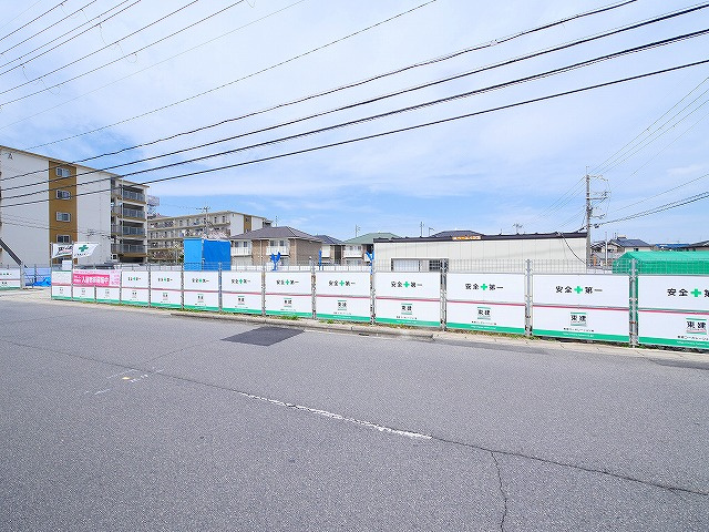 南京終7丁目アパート新築工事の居間・リビング