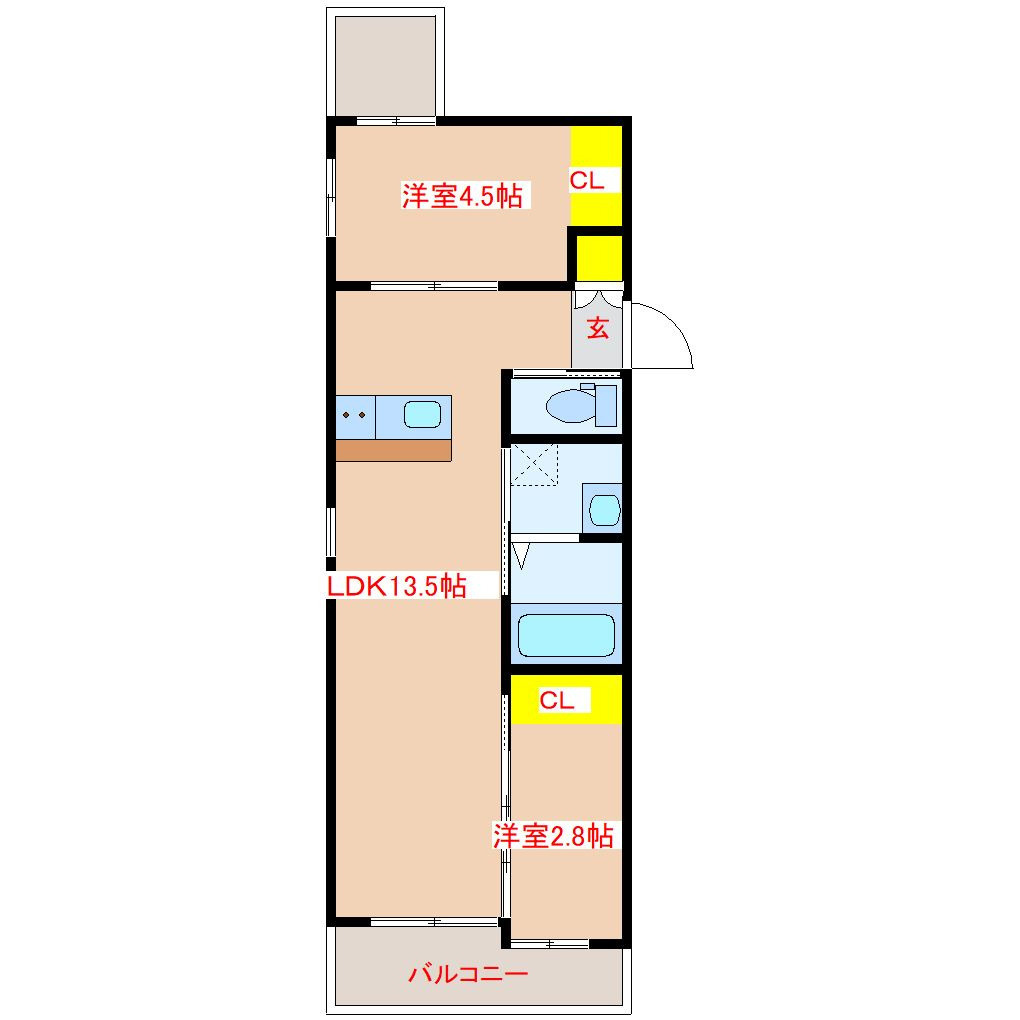 MiRAIal藤崎の間取り