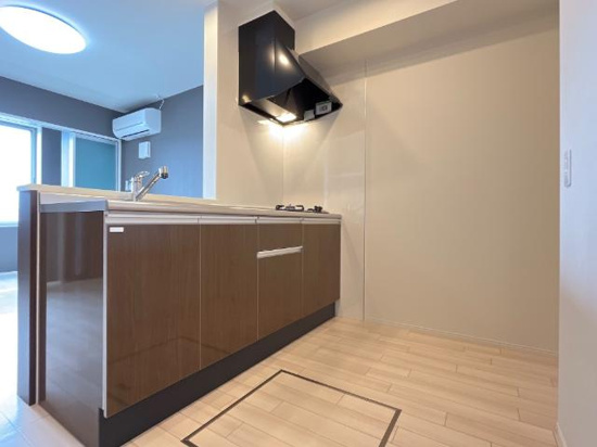 南京終7丁目アパート新築工事のキッチン