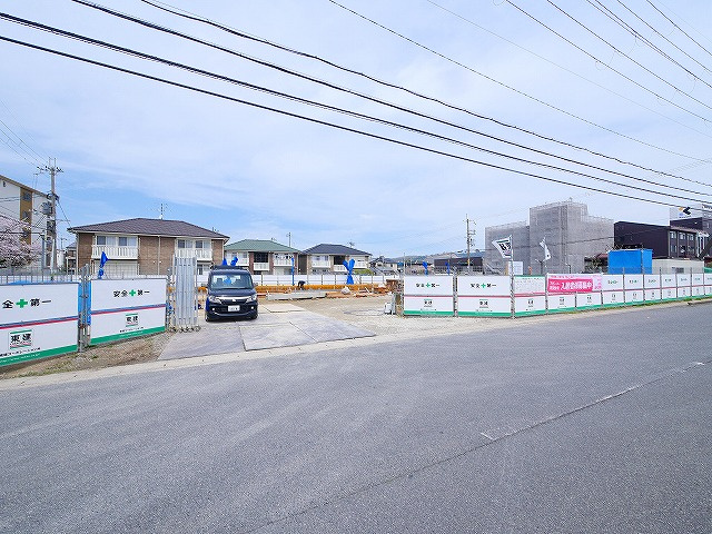 南京終7丁目アパート新築工事の外観