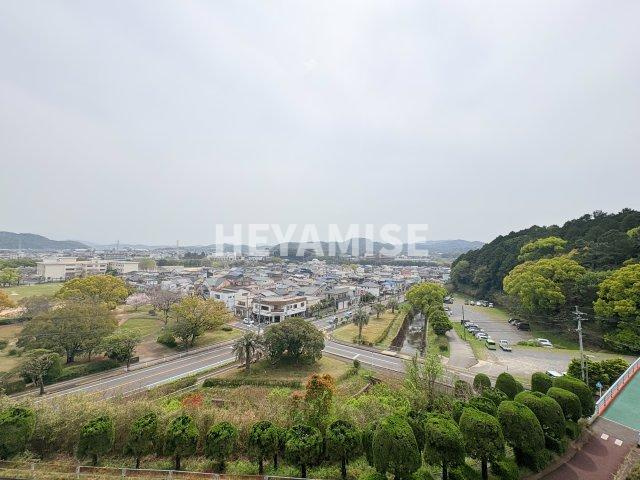 西諫早ハイツE棟の展望