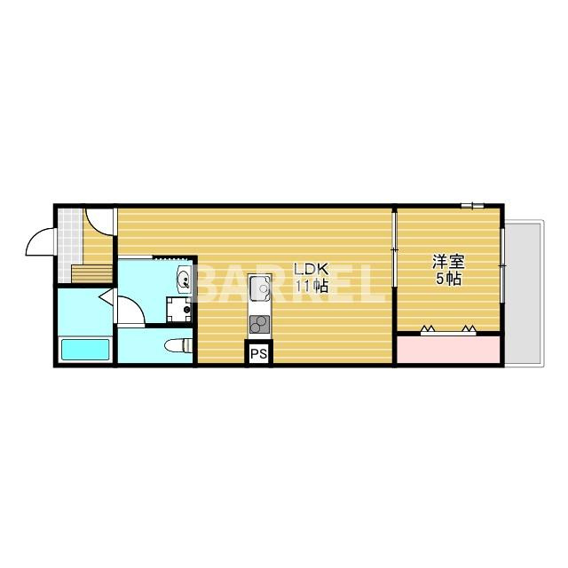 HERBE豊中曽根の間取り
