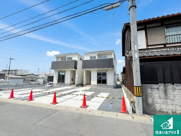 栗東市手原　第1期　新築一戸建ての駐車場|駐車スペース！散水栓があるので、こまめに愛車を洗えます！