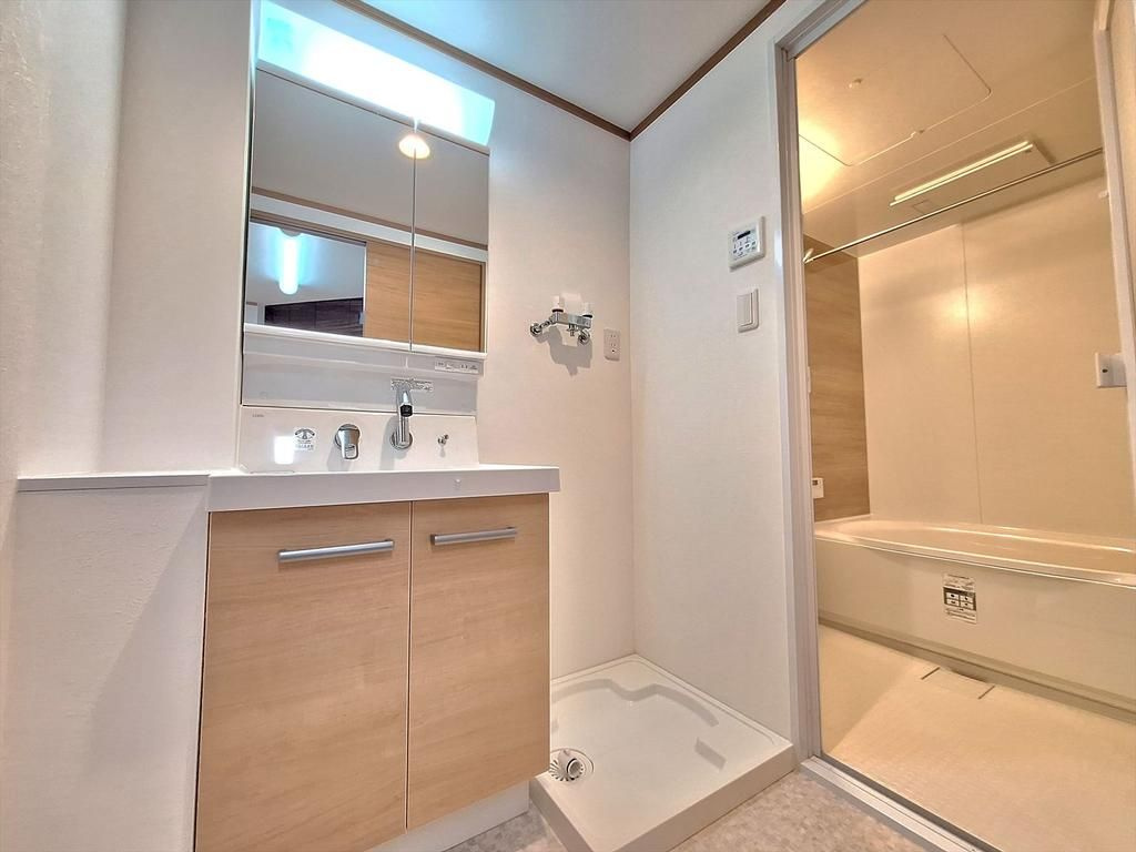 武蔵野グリーンタウンＤ棟の独立洗面台