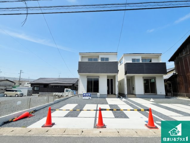 栗東市手原　第1期　新築一戸建ての外観|安心の10年保証！外観を美しく保ち、雨水で汚れを落とします！気になることがありましたら、お気軽にお問い合わせください！