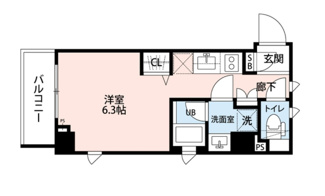 【間取り】 | B CITY APARTMENT IKEBUKURO WEST | 間取りです。