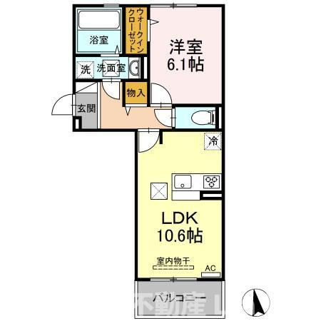 サニーコート十禅寺の間取り