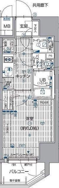 エスリード天王寺ブランシェの間取り