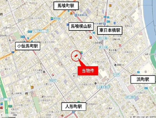 ＴＷＧ日本橋イーストⅡ　5階の地図