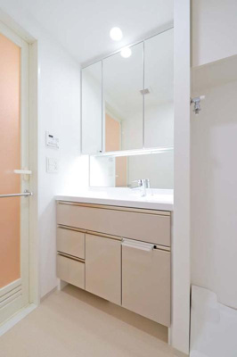 【独立洗面台】 | （仮称）PREMIUM CUBE高円寺DEUX | 嬉しい独立洗面台付き。