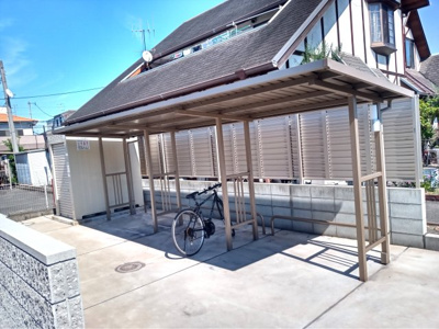 【その他共用部分】 | ソレアード東川口 | 屋根付き駐輪場