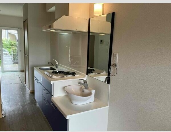 オキノ・Apartment　　刈谷市の賃貸はクラスホーム刈谷店の洗面所