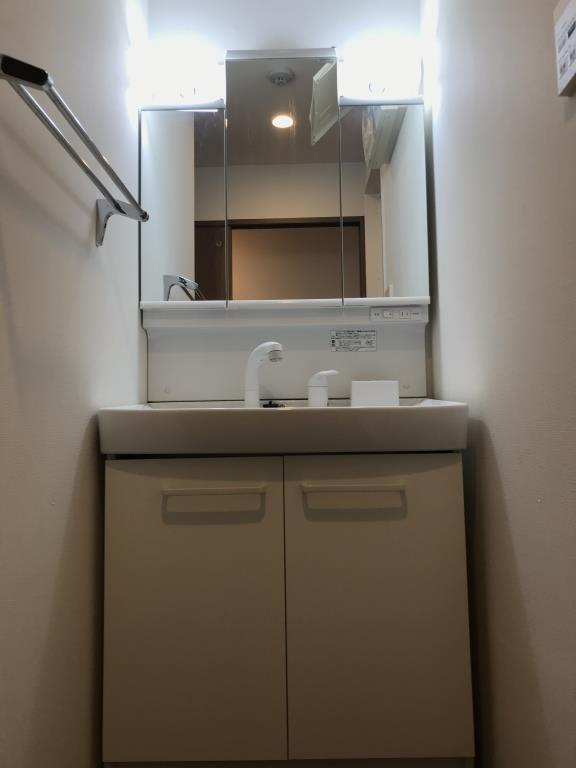 チェスナット西大島の洗面所