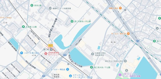 明石市二見町西二見　第23期　新築一戸建ての地図