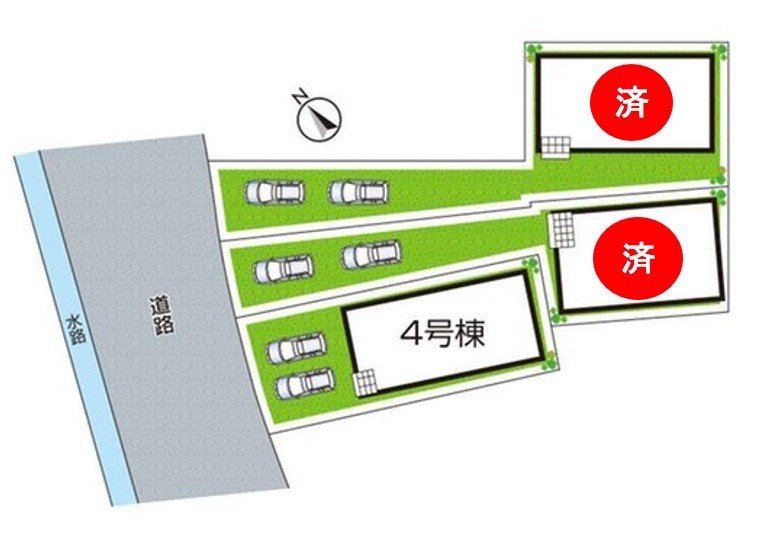 明石市二見町西二見　第23期　新築一戸建ての区画図|全3区画