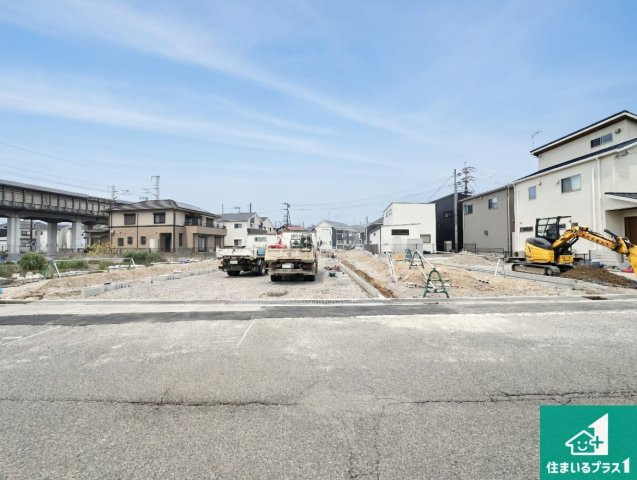 明石市二見町西二見　第23期　新築一戸建ての外観|周辺は落ち着いた街並みの住宅地！子育てがしやすい住環境です！まだ未完成ですが、現地でしかわからない事もございます。是非一度ご覧ください。