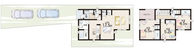 明石市二見町西二見　第23期　新築一戸建ての間取り|3号地