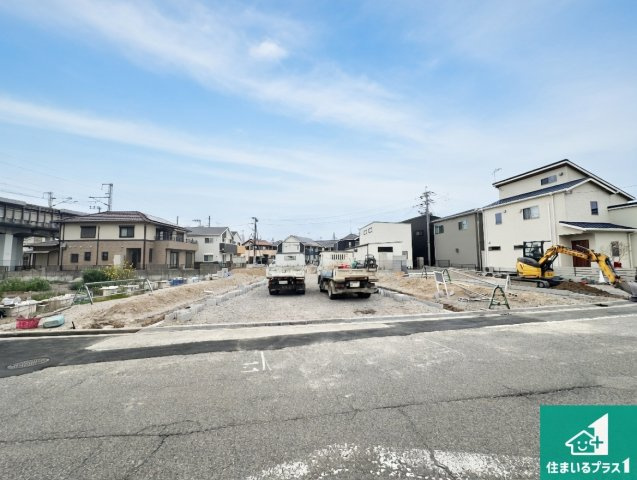 明石市二見町西二見　第23期　新築一戸建ての外観|周辺は落ち着いた街並みの住宅地！子育てがしやすい住環境です！まだ未完成ですが、現地でしかわからない事もございます。是非一度ご覧ください。