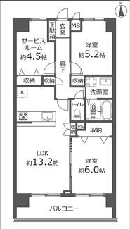 【間取り】 | マートルコート川口