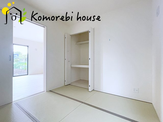 さいたま市見沼区東宮下　新築一戸建て　リーブルガーデン　01の和室|和室があると落ち着いた雰囲気になりますね