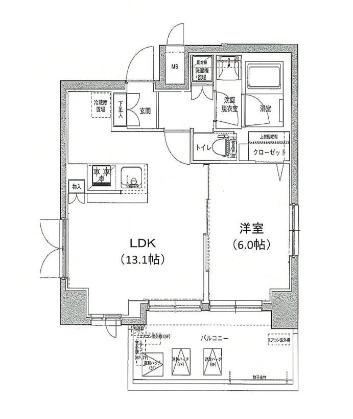 アイル東京スカイツリー参番館の間取り