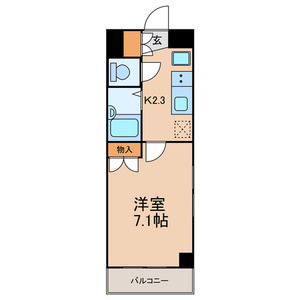 浦安市北栄４丁目の賃貸マンションの間取り