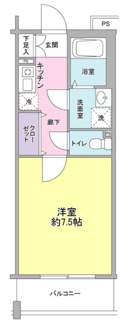 【間取り】 | ヴィラ　クロシェット | 間取りです。