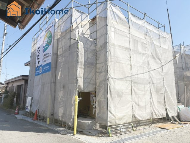 明石市魚住町西岡　全4棟A号棟　新築戸建の外観|【ホームページに現地動画掲載中】●長期優良住宅の新築分譲4区画！山電魚住駅まで徒歩12分！