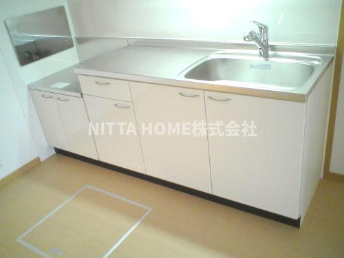 グリーン・エコーⅡのキッチン|お料理がしやすそうなキッチンですね☆