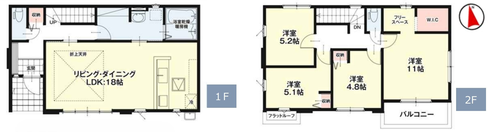 古賀市天神5期の間取り