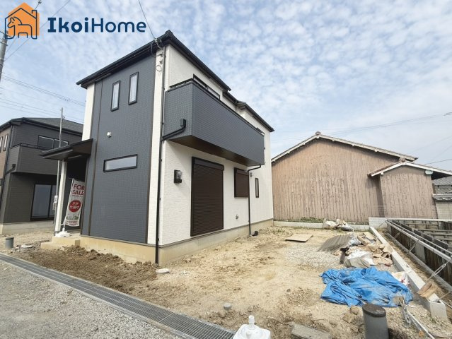 明石市魚住町西岡　全4棟B号棟　新築戸建の駐車場|【ホームページに現地動画掲載中】●年中無休：当日予約可●並列駐車２台可！バイク・自転車も可！