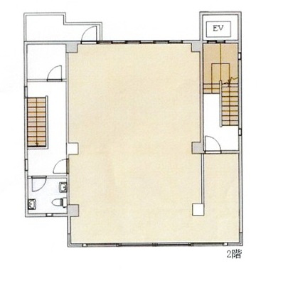 野田屋町1丁目桃太郎大通り沿い4階建テナントビルの間取り|２F店舗事務所136.22㎡(41.2坪)
