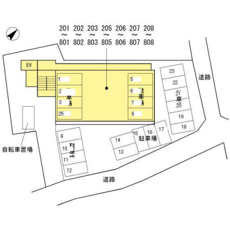 木下鉱産ビルⅡの区画図