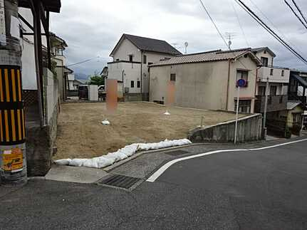 南区西本浦町の前面道路含む現地写真