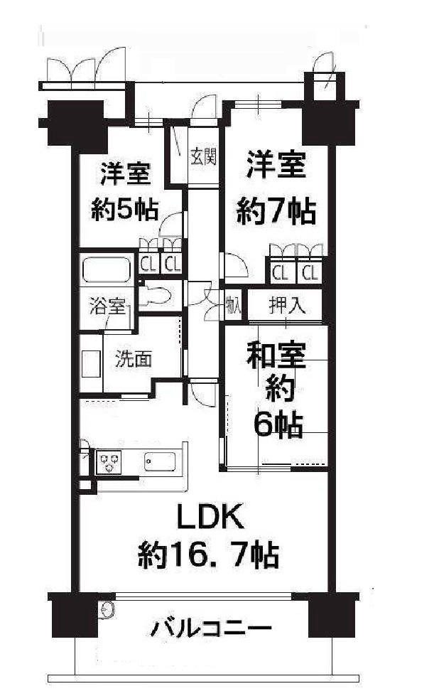 レピア高松の間取り