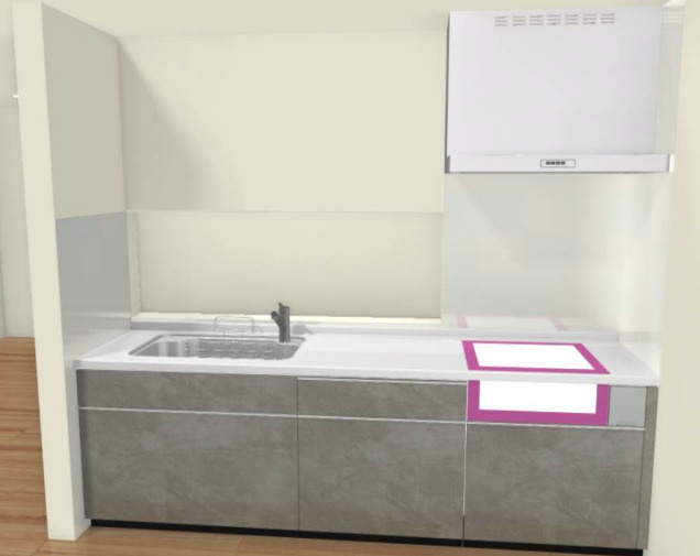 山形市東原町4丁目のキッチン