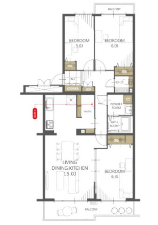 東鷲宮ニュータウン公園通り３－８号棟