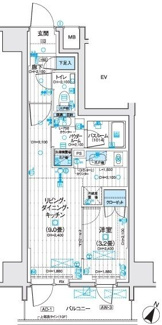 【間取り】 | デュオステージ相模大野 | 間取りです。