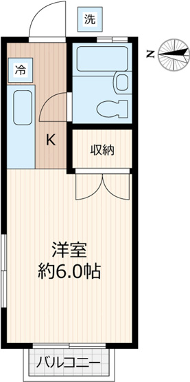 【間取り】 | コーポ四季
