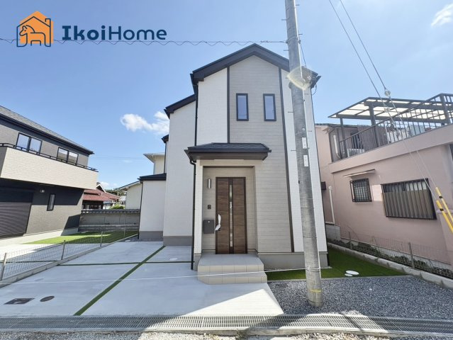 明石市魚住町西岡　全4棟D号棟　新築戸建の駐車場|【ホームページに現地動画掲載中】●年中無休：当日予約可●駅徒歩圏内ながらお車も並列で２台駐車可能！