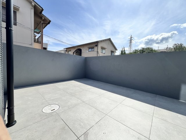 中区江並　中古戸建の庭