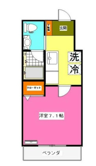 【間取り】 | シャンポールⅢ | 間取りです。