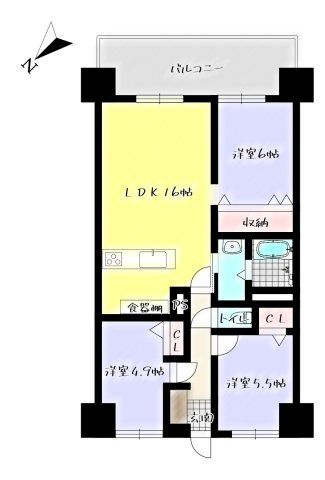 【間取り】の画像