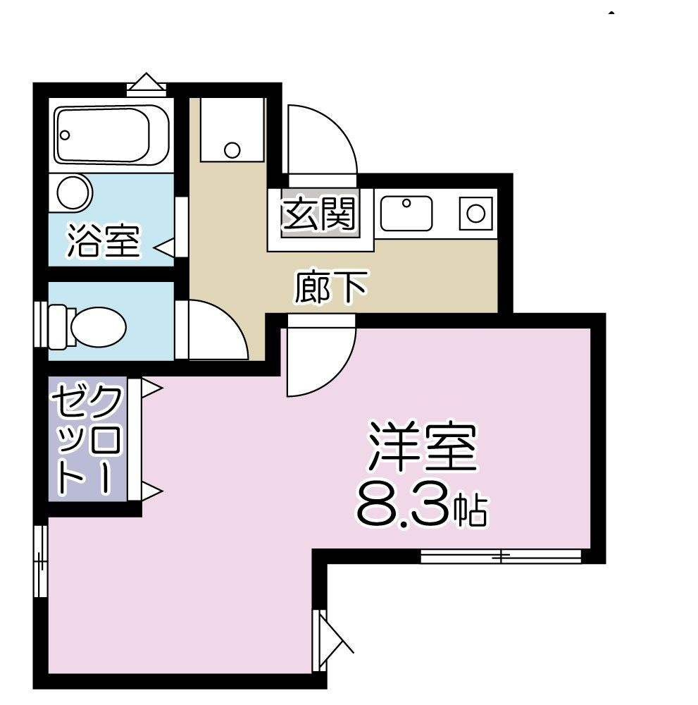 イーストハイムの間取り|間取りです。